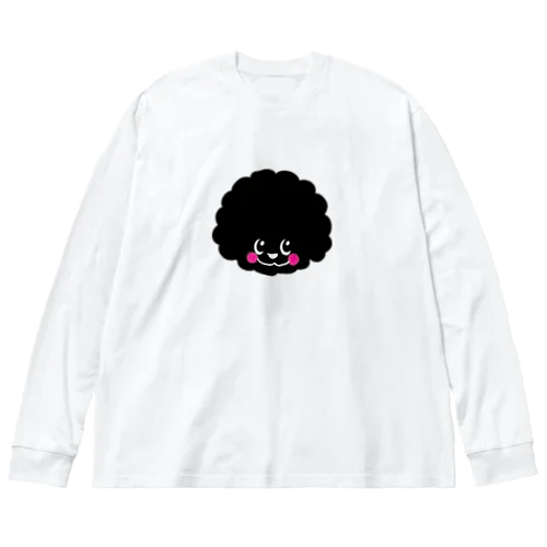 黒プーぷぅちゃん ビッグシルエットロングスリーブTシャツ