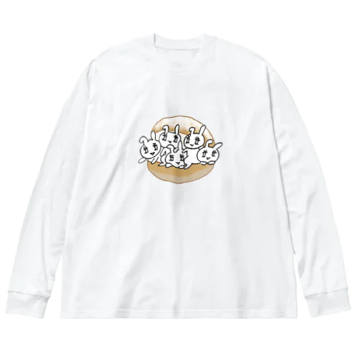 うさトッツォ ビッグシルエットロングスリーブTシャツ