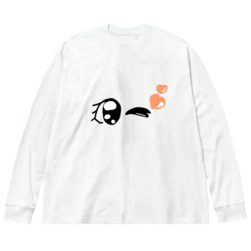 あいむ あん あいどる (おれんじ) ビッグシルエットロングスリーブTシャツ