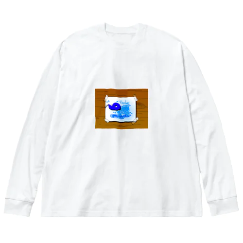 テーピングエレファント・ドロー・バイ・チャイルド・オン・ザ・テーブル Big Long Sleeve T-Shirt