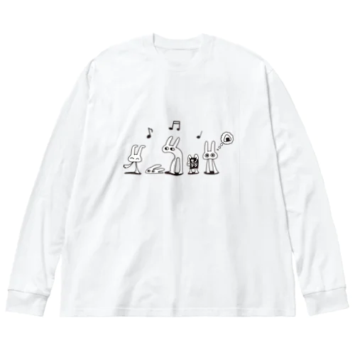 モノケケ印のビッグTシャツ Big Long Sleeve T-Shirt