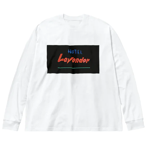 CITY HOTEL Lavender ビッグシルエットロングスリーブTシャツ