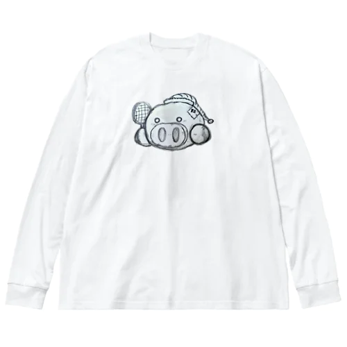 てにぶひ ビッグシルエットロングスリーブTシャツ