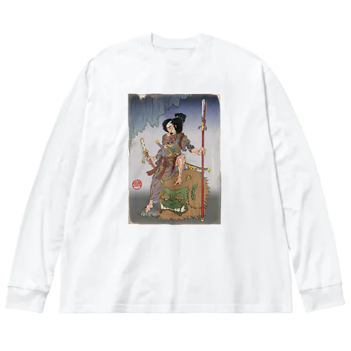 "武者絵" 2-#1 ビッグシルエットロングスリーブTシャツ