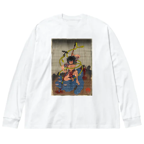 "武者絵" 3-#1 ビッグシルエットロングスリーブTシャツ
