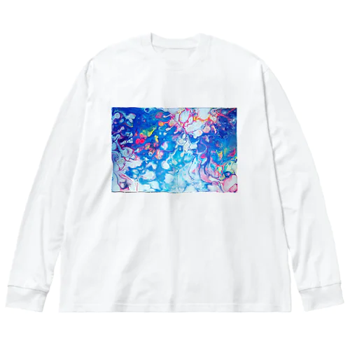 北風と太陽Tシャツ Big Long Sleeve T-Shirt