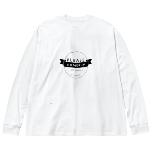 野球観戦用・ホームランを打ってほしいんですのロゴタイプ Big Long Sleeve T-Shirt