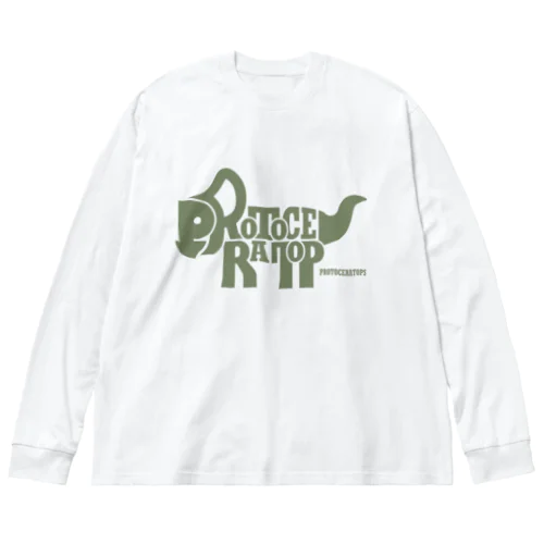 プロトケラトプス Big Long Sleeve T-Shirt