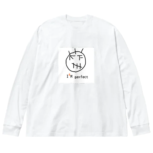 imperfect（不完全） ビッグシルエットロングスリーブTシャツ