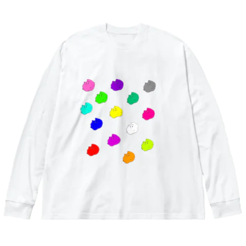 カラバリコロコロチンコロ Big Long Sleeve T-Shirt