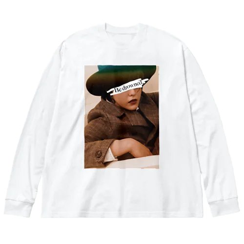 おぼれロンT Big Long Sleeve T-Shirt