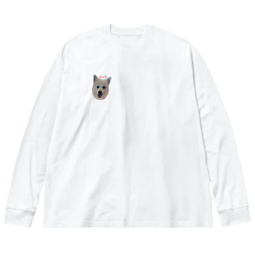 まだまだ子ども犬レオ ビッグシルエットロングスリーブTシャツ