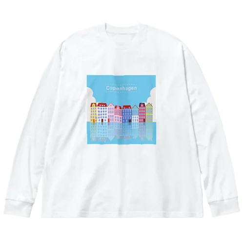 コペンハーゲン(北欧デンマーク) ビッグシルエットロングスリーブTシャツ