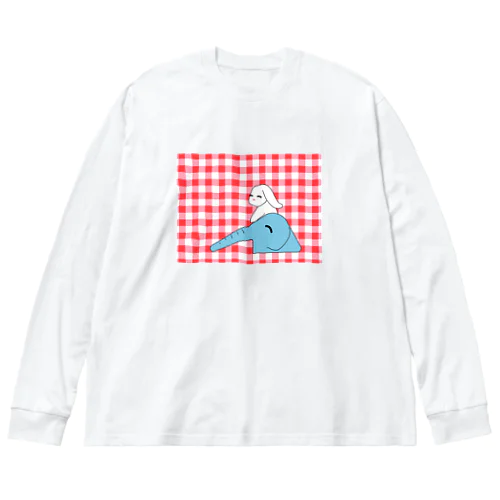 すべり台   ウサたん Big Long Sleeve T-Shirt