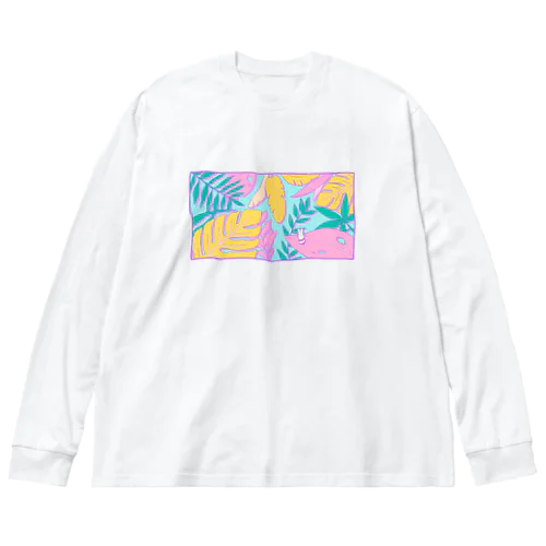 はっぱとうさむし_ぱすてる Big Long Sleeve T-Shirt