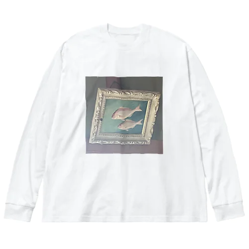 喜一のお魚 ビッグシルエットロングスリーブTシャツ