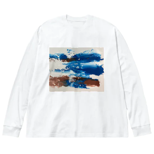 子の描いたTシャツ ビッグシルエットロングスリーブTシャツ