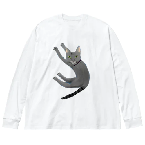 ふぇるめーるのふぇるくん 루즈핏 롱 슬리브 티셔츠