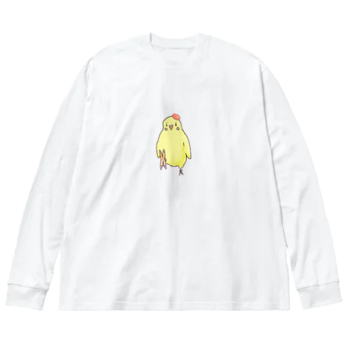 ピヨちゃんキック ビッグシルエットロングスリーブTシャツ