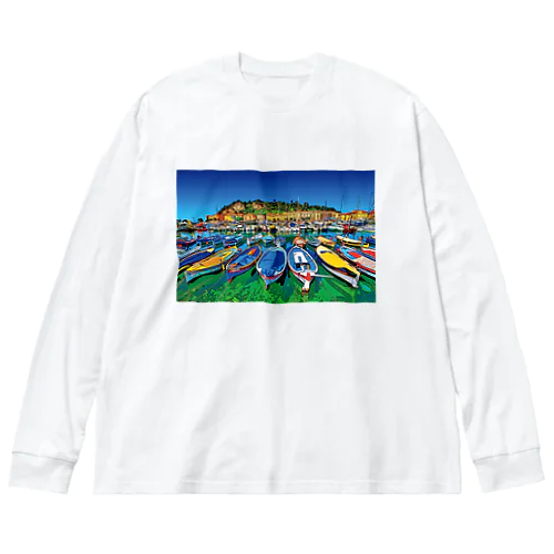 フランス コート・ダジュール Big Long Sleeve T-Shirt