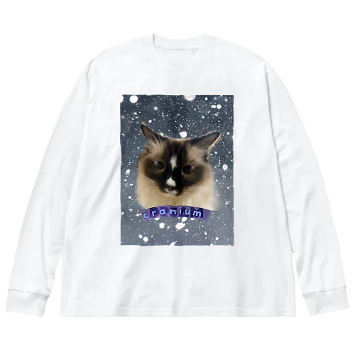 ねこの雫 Big Long Sleeve T-Shirt