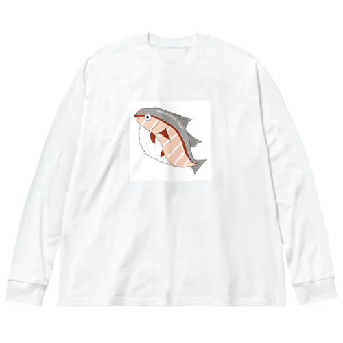 はまちのお寿司 Big Long Sleeve T-Shirt