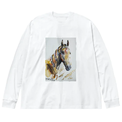 黄金の馬２０２１ Big Long Sleeve T-Shirt