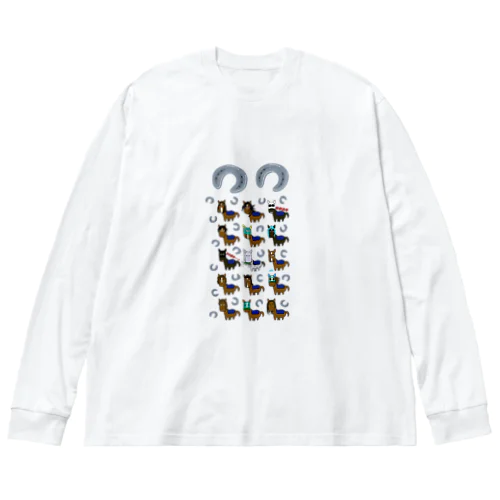 バンコの人気馬 Big Long Sleeve T-Shirt