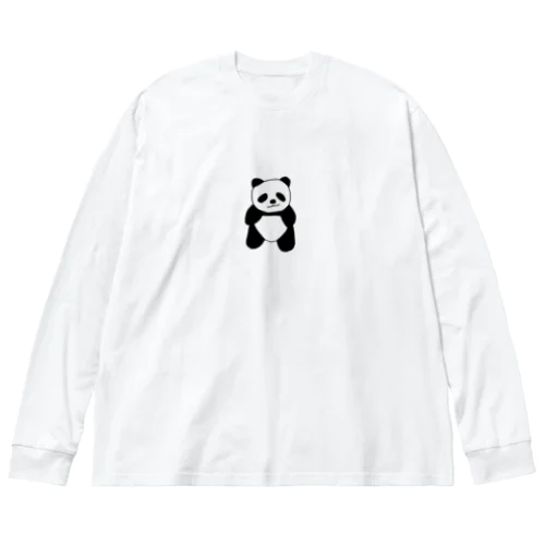 ドヤ顔 パンダ 루즈핏 롱 슬리브 티셔츠