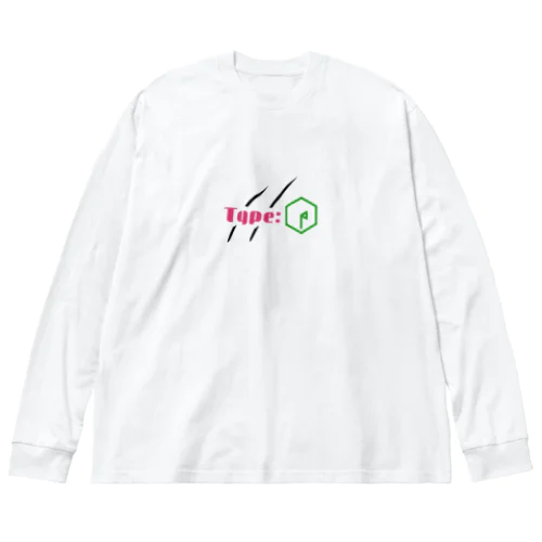 Type:P 「ロゴ」モデル ビッグシルエットロングスリーブTシャツ