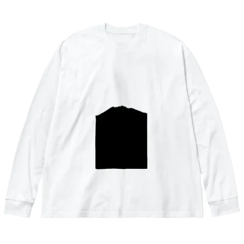 岩木山の影 Big Long Sleeve T-Shirt