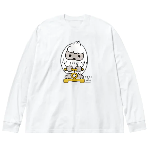 はいきんりょくチェック L Big Long Sleeve T-Shirt