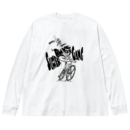 "SUMMER GANG" ビッグシルエットロングスリーブTシャツ