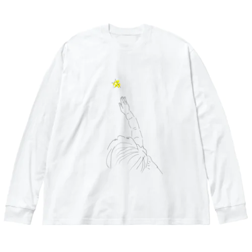 星に願いを ビッグシルエットロングスリーブTシャツ