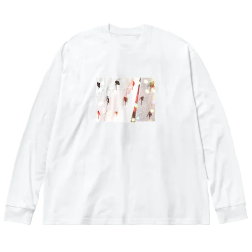 flower light ビッグシルエットロングスリーブTシャツ