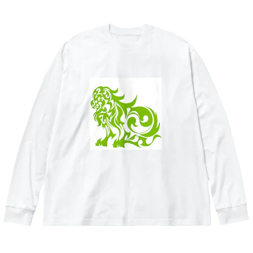 【公式】東京陰陽塾・陰陽師が使役する式神『獅子』モチーフのグッズ Big Long Sleeve T-Shirt