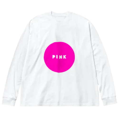 CIRCLE PINK. Big Long Sleeve T-Shirt