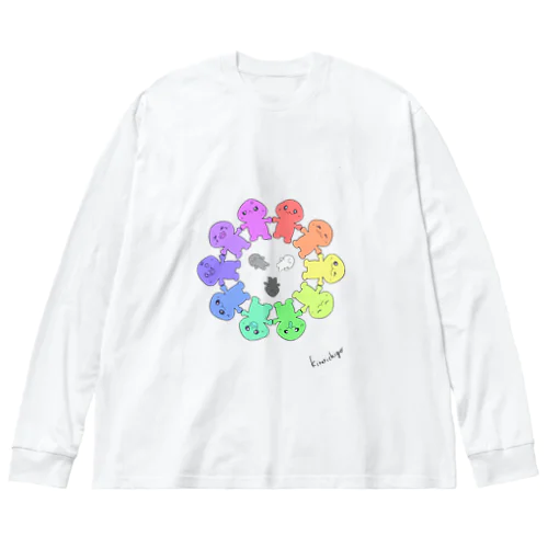 ぺんぺんくん、大集合！ Big Long Sleeve T-Shirt