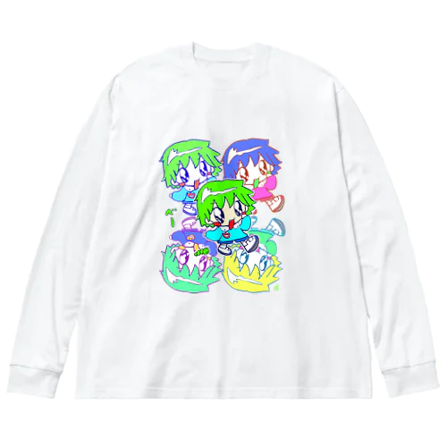 おとこのっこベー ビッグシルエットロングスリーブTシャツ