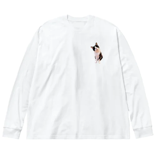 小首傾げたこてつ Big Long Sleeve T-Shirt