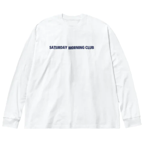 サタデーモーニングクラブ ネイビー ビッグシルエットロングスリーブTシャツ