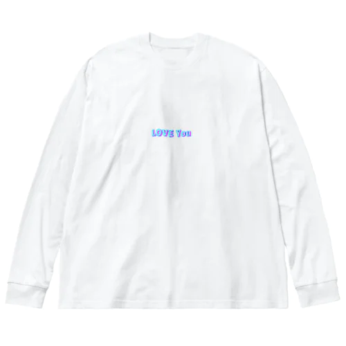 LOVE YOU ビッグシルエットロングスリーブTシャツ