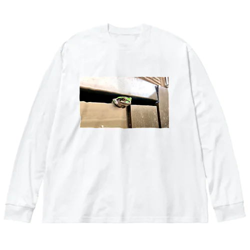 人間みたいなカエルくん Big Long Sleeve T-Shirt