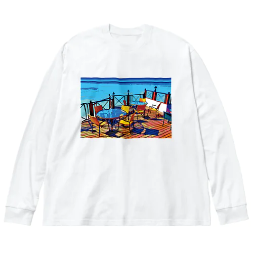海沿いのレストラン Big Long Sleeve T-Shirt