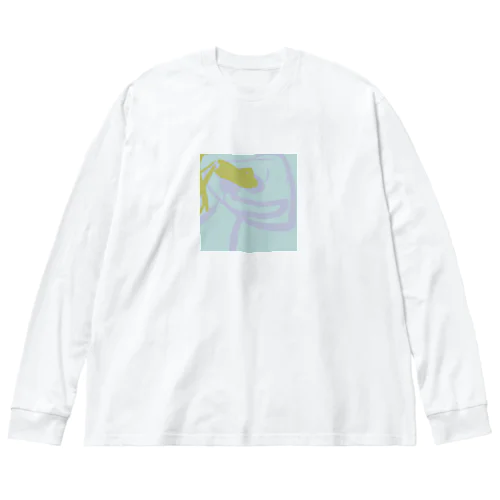 疲れた小顔のピエロさん Big Long Sleeve T-Shirt