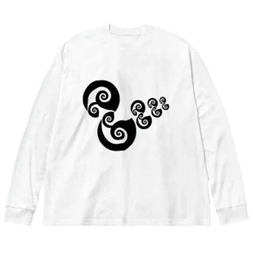 アヒルの親子 Big Long Sleeve T-Shirt