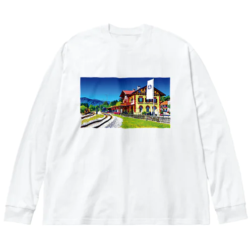 ドイツ グミュントの駅舎 Big Long Sleeve T-Shirt