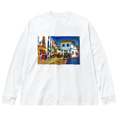 スペイン コルドバの街角 Big Long Sleeve T-Shirt