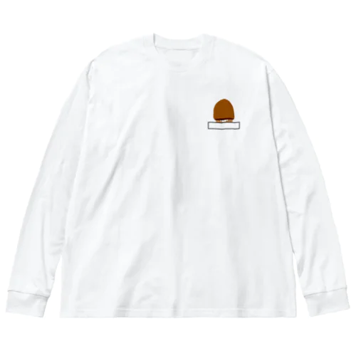 ぽっけからあーもんど ビッグシルエットロングスリーブTシャツ