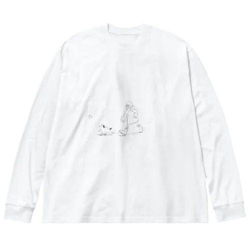 とっておいで！ Big Long Sleeve T-Shirt